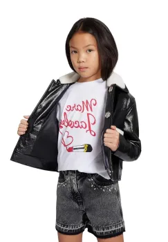 Marc Jacobs geaca copii culoarea negru, W60563 imagine