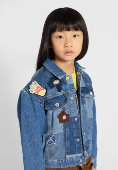 MARC JACOBS geaca de blugi pentru copii din bumbac imagine