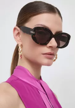 Marc Jacobs ochelari de soare femei, culoarea maro imagine