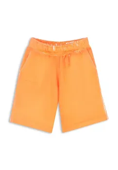 Marc Jacobs pantaloni scurti din bumbac pentru copii culoarea portocaliu, neted, W60478 imagine