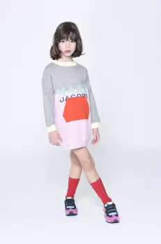 Marc Jacobs rochie din bumbac pentru copii mini, oversize imagine