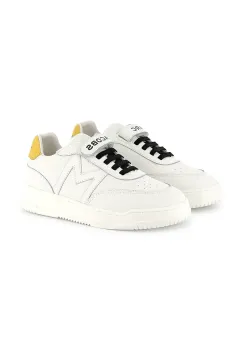 Marc Jacobs tenisi din piele copii culoarea alb, W60560 imagine