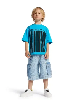 Marc Jacobs tricou de bumbac pentru copii cu imprimeu, W60451 imagine