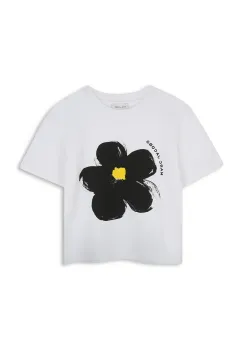 Marc Jacobs tricou de bumbac pentru copii culoarea alb, W60465 imagine
