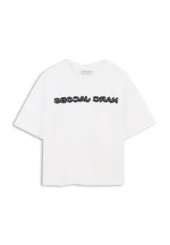 Marc Jacobs tricou de bumbac pentru copii culoarea bej, cu imprimeu, W60644 imagine