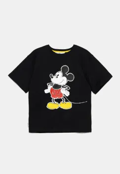 Marc Jacobs tricou de bumbac pentru copii culoarea negru, cu imprimeu, W60447 imagine