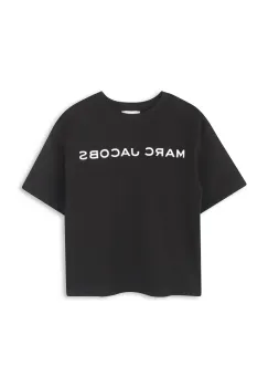 Marc Jacobs tricou de bumbac pentru copii culoarea negru, cu imprimeu, W60457 imagine