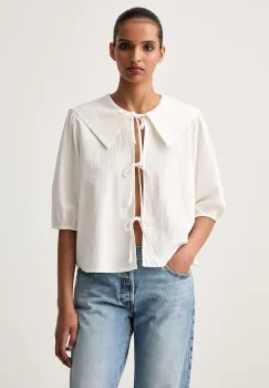 Marc O'Polo bluza tip camasa pentru femei din bumbac imagine