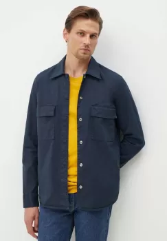 Marc O'Polo camasa barbati, culoarea albastru marin, cu guler clasic, regular, 426010874104 imagine