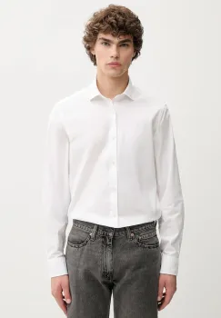 Marc O'Polo camasa culoarea alb, cu guler clasic, regular, 526720742256 imagine