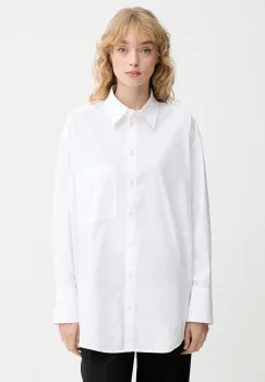 Marc O'Polo camasa culoarea alb, cu guler clasic, relaxed, 508113442221 imagine