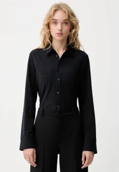 Marc O'Polo camasa culoarea albastru marin, cu guler clasic, regular, 508200152201 imagine