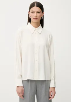 Marc O'Polo camasa culoarea bej, cu guler clasic, regular, 5000007985 imagine