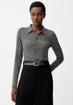 Marc O'Polo camasa culoarea gri, cu guler clasic, regular, 510226452319 imagine