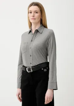 Marc O'Polo camasa culoarea gri, cu guler clasic, regular, 600200152201 imagine