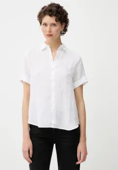Marc O'Polo camasa de in culoarea alb, cu guler clasic, regular, M04113541135 imagine