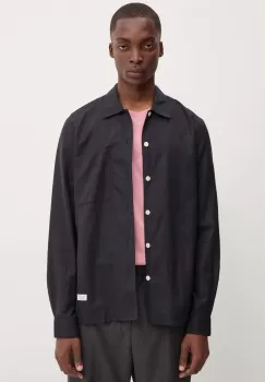 Marc O'Polo camasa de in DENIM culoarea negru, cu guler clasic, regular, 5000000297 imagine