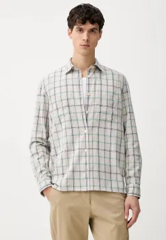 Marc O'Polo camasa din bumbac culoarea gri, cu guler clasic, regular, 526724542108 imagine