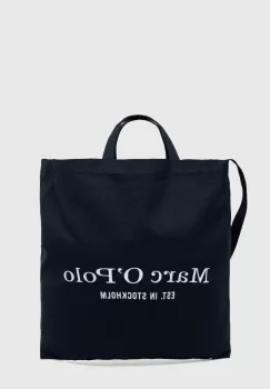 Marc O'Polo geanta de bumbac culoarea albastru marin, B0118680301800 imagine
