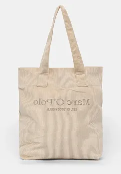 Marc O'Polo geanta de bumbac culoarea bej, 50919730202807 imagine