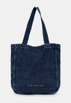 Marc O'Polo geanta de bumbac culoarea bleumarin, 5000007433 imagine