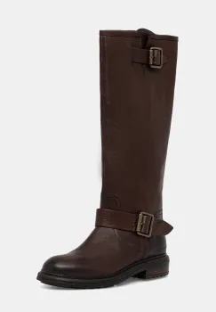 Marc O'Polo ghete de piele Cosi culoarea maro, cu platforma, 50819098001100 imagine