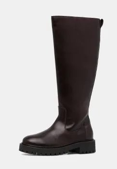 Marc O'Polo ghete de piele Phia culoarea maro, cu toc plat, 50818098001100 imagine
