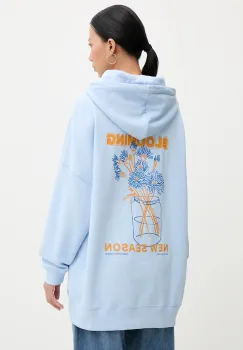 Marc O'Polo hanorac de bumbac cu gluga, uni, 5000009351 imagine