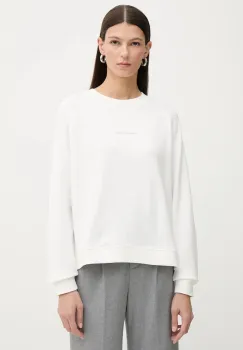 Marc O'Polo hanorac de bumbac culoarea alb, uni, 5000009291 imagine