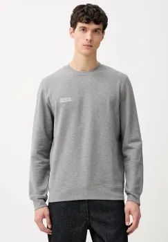 Marc O'Polo hanorac de bumbac culoarea gri, uni, 620401554008 imagine