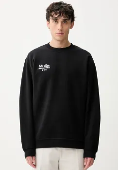 Marc O'Polo hanorac de bumbac culoarea negru, cu imprimeu, 5000007320 imagine