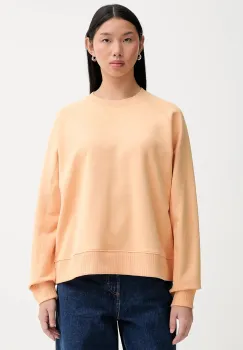 Marc O'Polo hanorac de bumbac culoarea portocaliu, uni, 5000007895 imagine