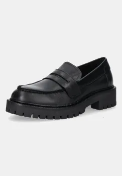 Marc O'Polo mocasini de piele Phia culoarea negru, cu toc plat, 50718093201100 imagine