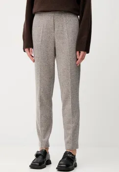 Marc O'Polo pantaloni culoarea bej, drept, high waist, 511304419051 imagine