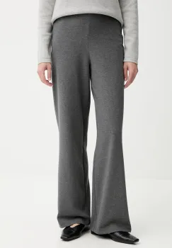 Marc O'Polo pantaloni culoarea gri, drept, high waist, M10303219055 imagine