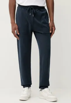 Marc O'Polo pantaloni de trening din bumbac culoarea bleumarin, uni, 528401019018 imagine