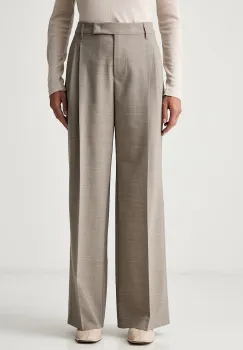 Marc O'Polo pantaloni pentru femei cu amestec de lana imagine