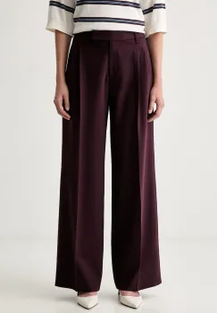 Marc O'Polo pantaloni pentru femei cu amestec de lana imagine
