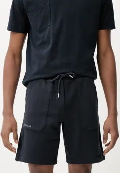 Marc O'Polo pantaloni scurti din bumbac barbati, culoarea albastru marin, 523402417010 imagine