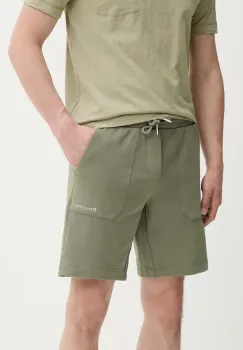 Marc O'Polo pantaloni scurti din bumbac barbati, culoarea verde, 523402417010 imagine