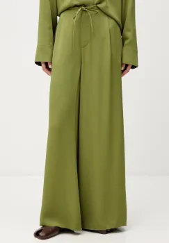 Marc O'Polo pantaloni wide leg pentru femei din vascoza imagine