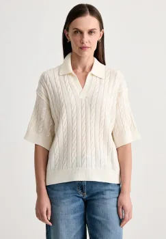 Marc O'Polo  pulover cu maneca scurta pentru femei cu lana imagine