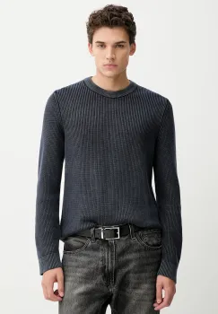 Marc O'Polo pulover de bumbac culoarea bleumarin, 5000007901 imagine