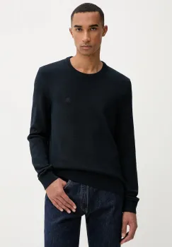 Marc O'Polo pulover de bumbac culoarea bleumarin, light, B21502360074 imagine