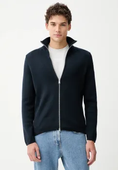 Marc O'Polo pulover de bumbac culoarea bleumarin, M20501661002 imagine