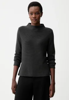 Marc O'Polo pulover de bumbac culoarea gri, cu turtleneck, 511605960419 imagine