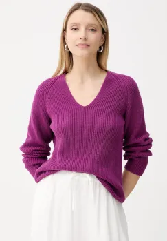 Marc O'Polo pulover de bumbac culoarea roz, 506605960097 imagine