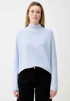 Marc O'Polo pulover de bumbac light, cu turtleneck, 600600660271 imagine