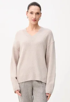 Marc O'Polo pulover din amestec de lana culoarea bej, 510609060235 imagine