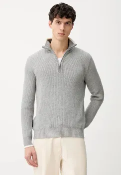 Marc O'Polo pulover din amestec de lana culoarea gri, cu turtleneck, 531516060370 imagine